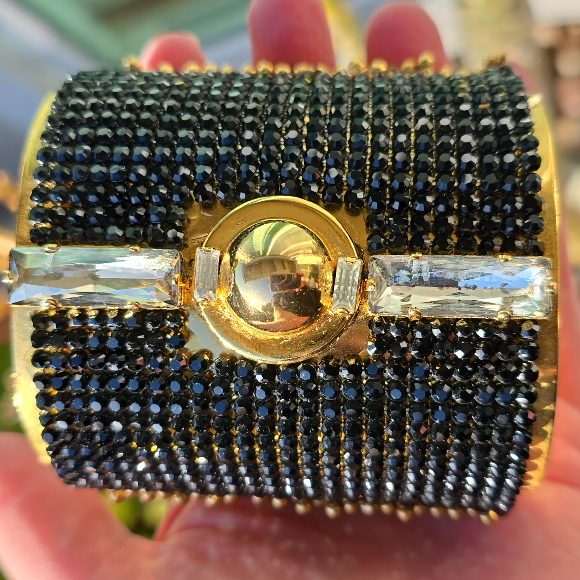 Erickson Beamon Crystal Cuff Bracelet
